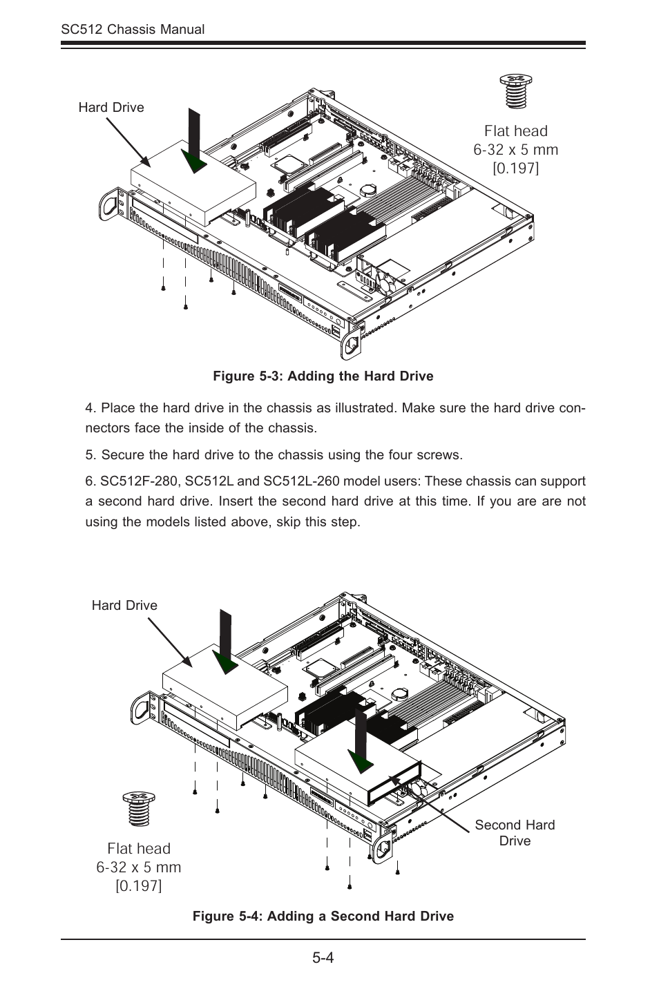Rail, Dvd-rom cd-rom floppy drive, Hard drive | M/b standoff | SUPER MICRO Computer Supero SC512 User Manual | Page 34 / 68