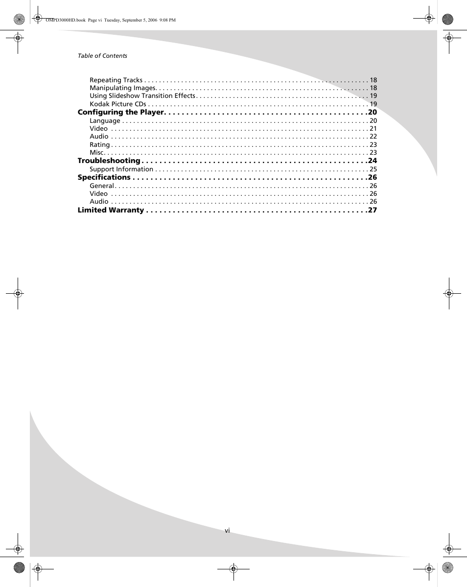 SpectronIQ PD-3000HD User Manual | Page 8 / 40