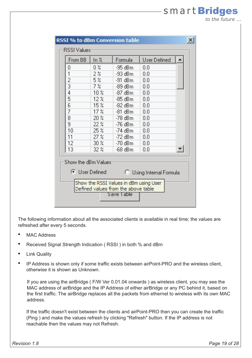 SmartBridges airPoint Pro Series User Manual | Page 19 / 28