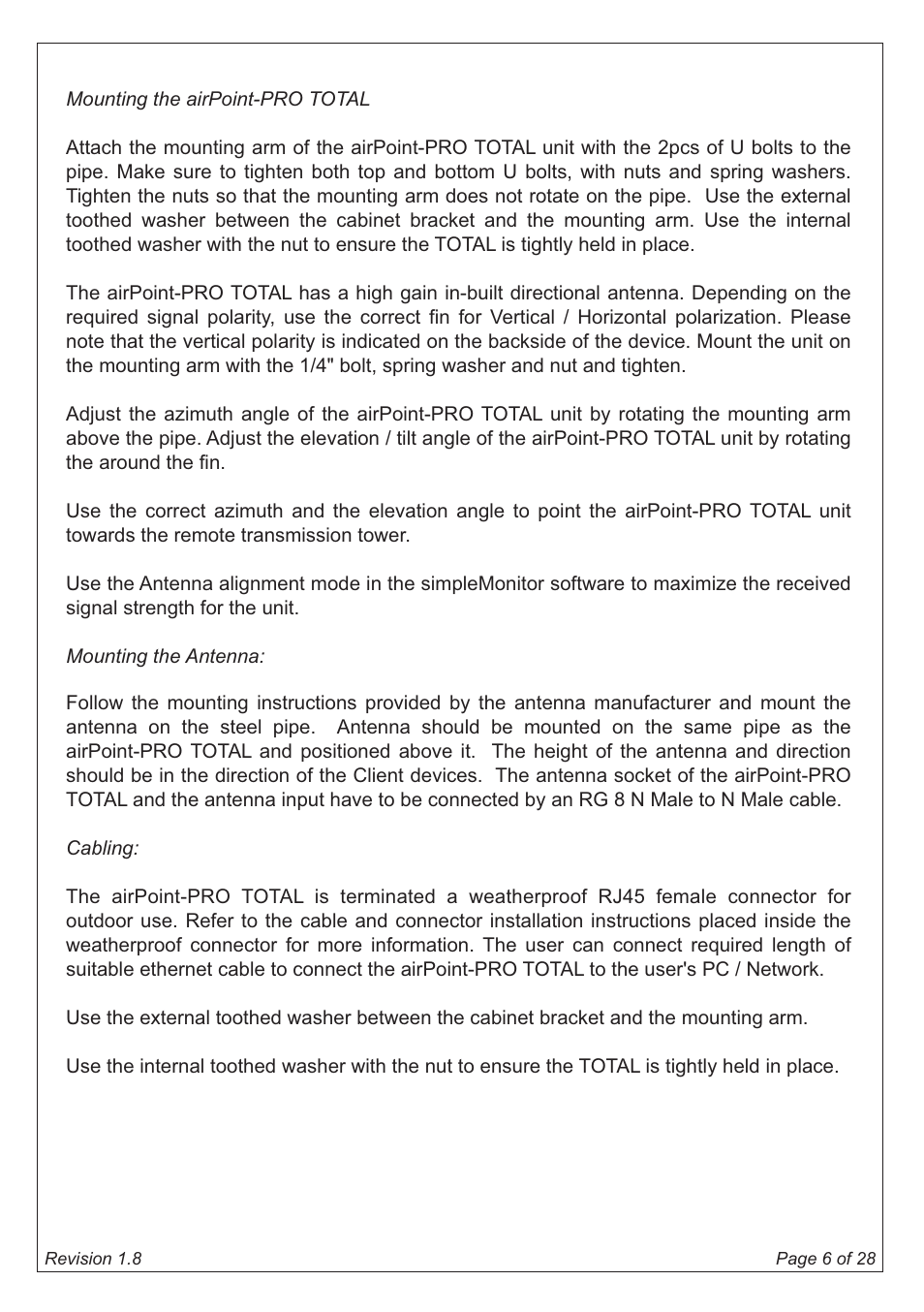 SmartBridges airPoint Pro Series User Manual | Page 6 / 28