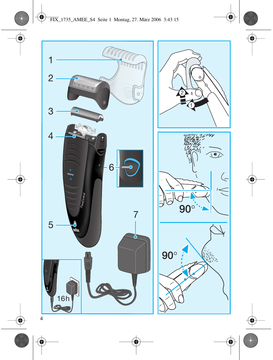Braun 1735 User Manual | Page 3 / 53