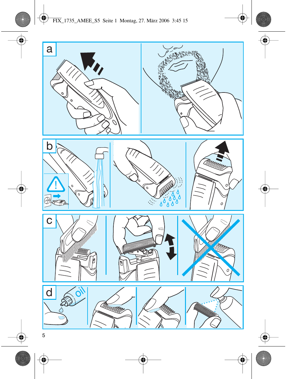 Ad oil b c | Braun 1735 User Manual | Page 4 / 53