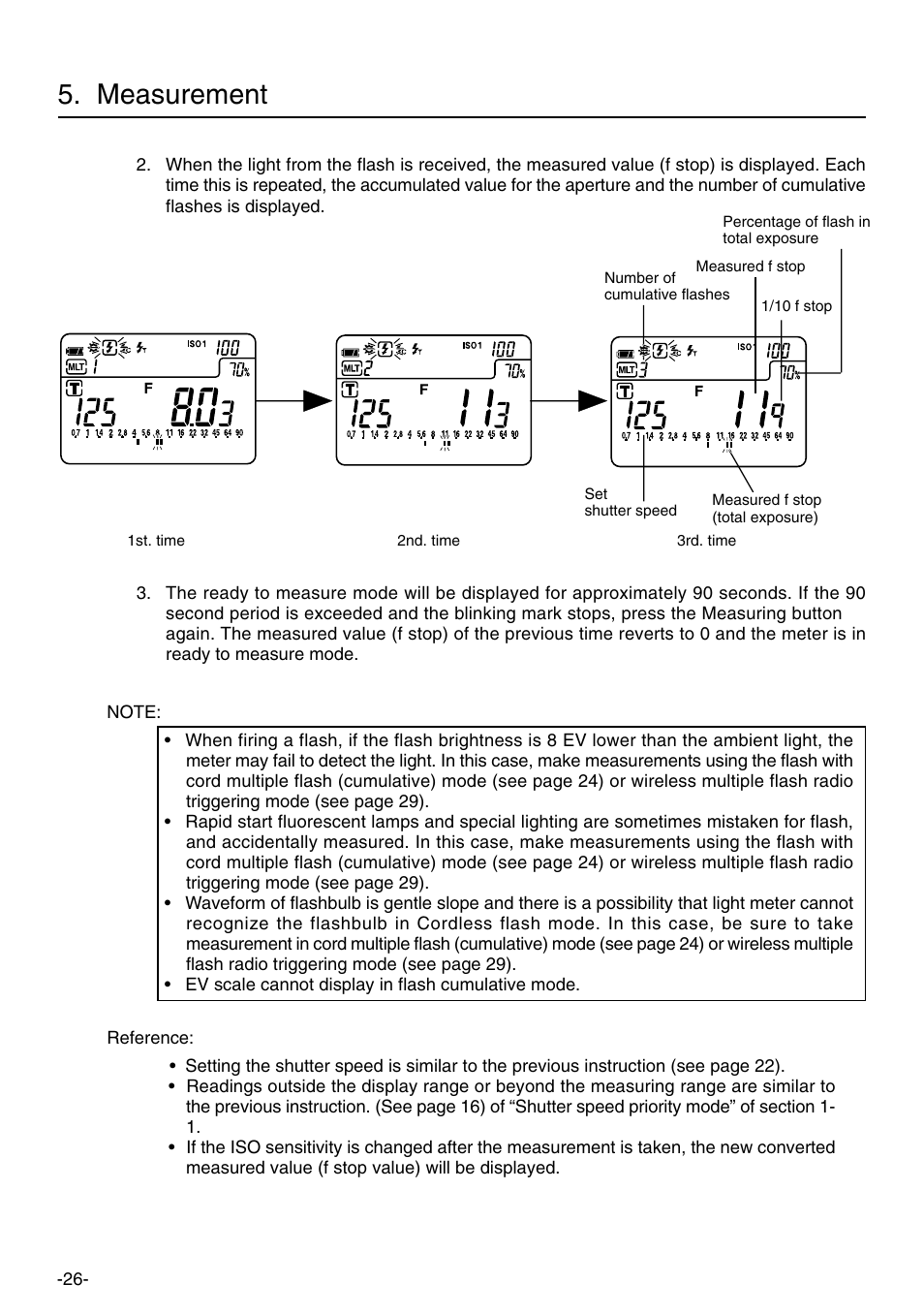 Measurement | Sekonic L-758DR User Manual | Page 32 / 68