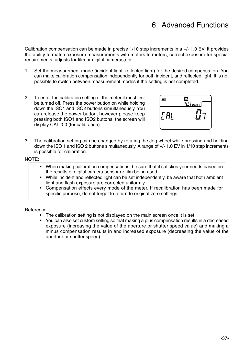 Advanced functions | Sekonic L-758DR User Manual | Page 43 / 68