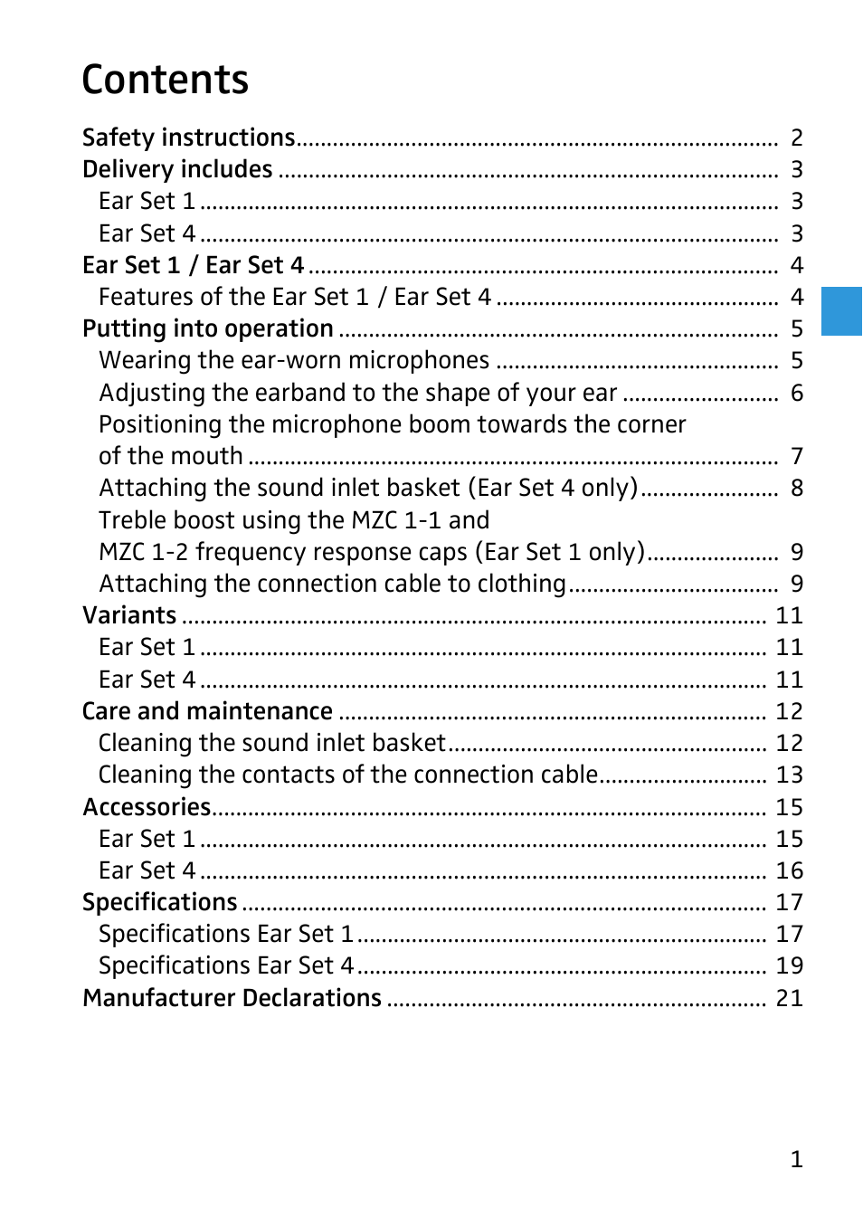 Sennheiser 504233 User Manual | Page 2 / 23