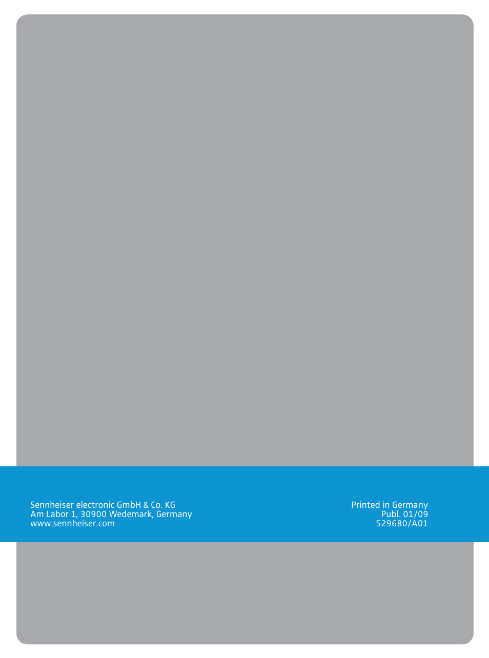 Sennheiser evolution wireless SR 300 IEM User Manual | Page 30 / 30