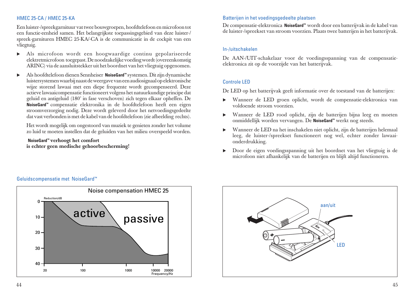 Active passive | Sennheiser HMEC 25-KA User Manual | Page 23 / 27