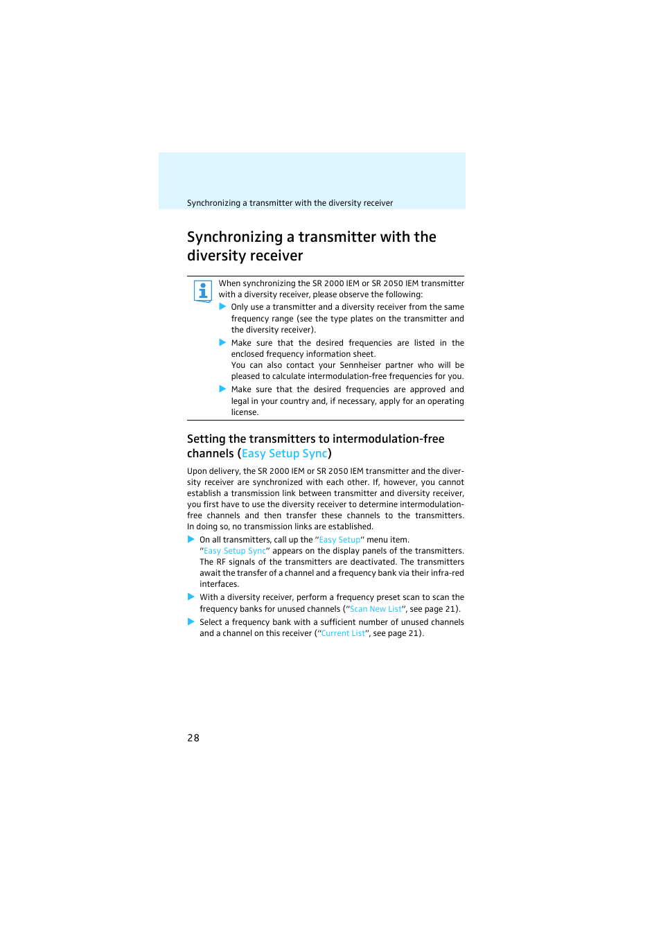 Sennheiser EK 2000 IEM User Manual | Page 29 / 41