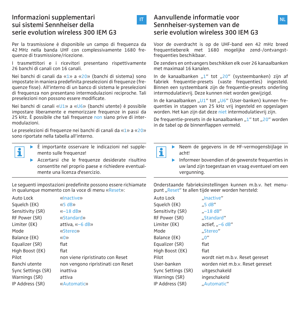Sennheiser 300 IEM G3 User Manual | Page 5 / 7