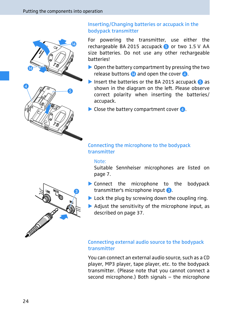 Sennheiser 2020 User Manual | Page 26 / 60