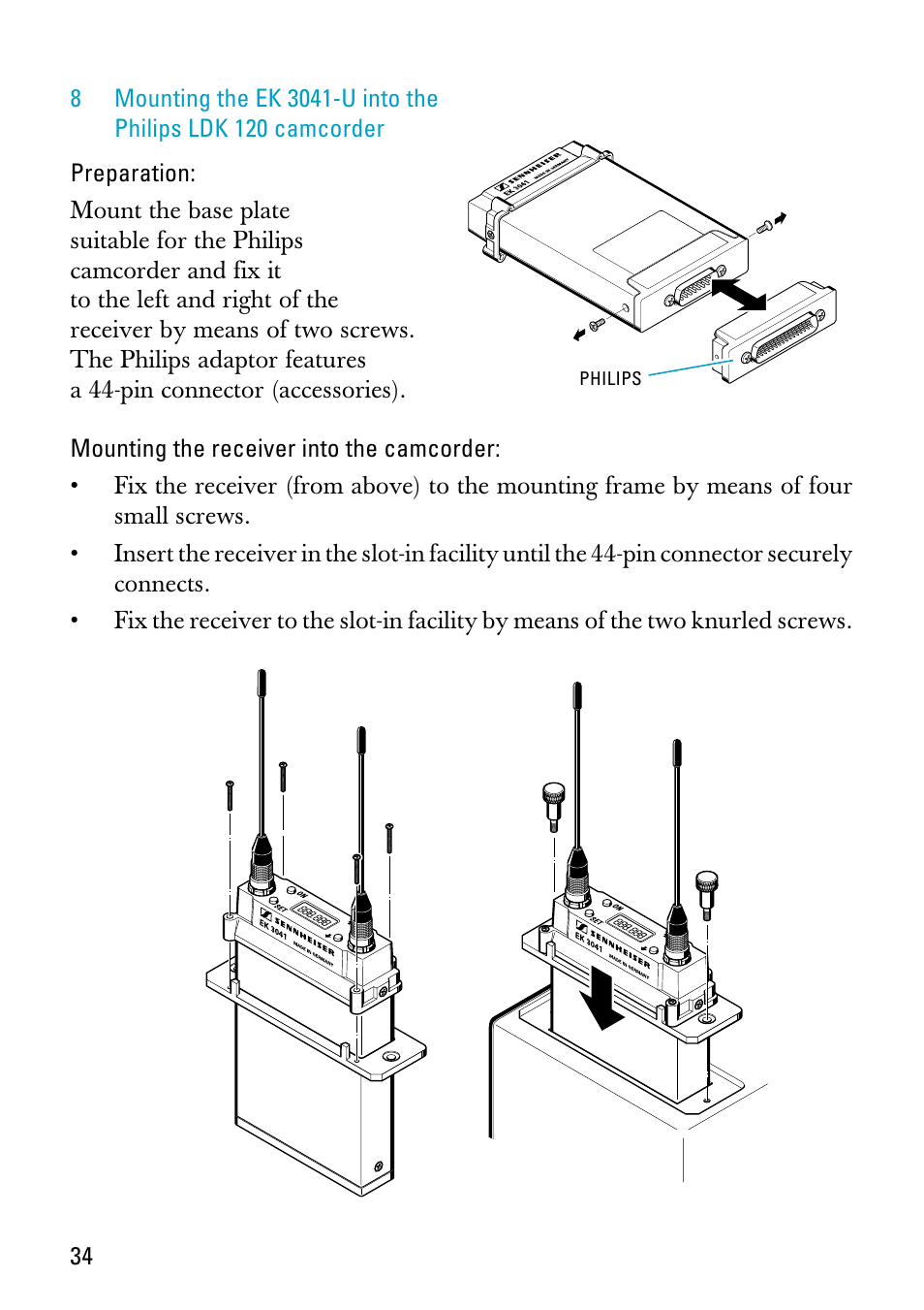 Sennheiser EK 3041-U User Manual | Page 8 / 25