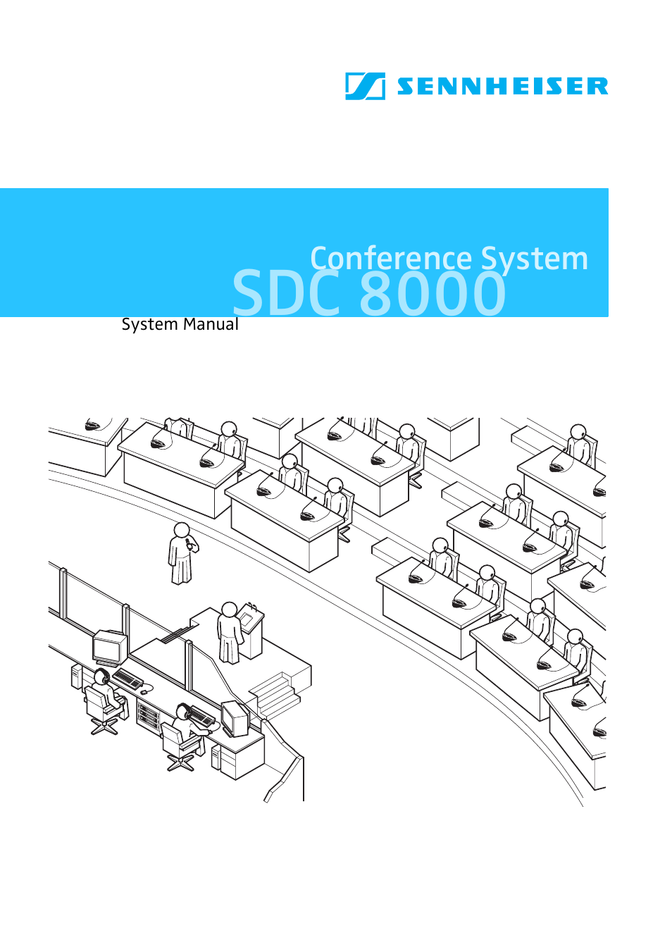 Sennheiser CONFERENCE SYSTEM SDC 8000 User Manual | 116 pages