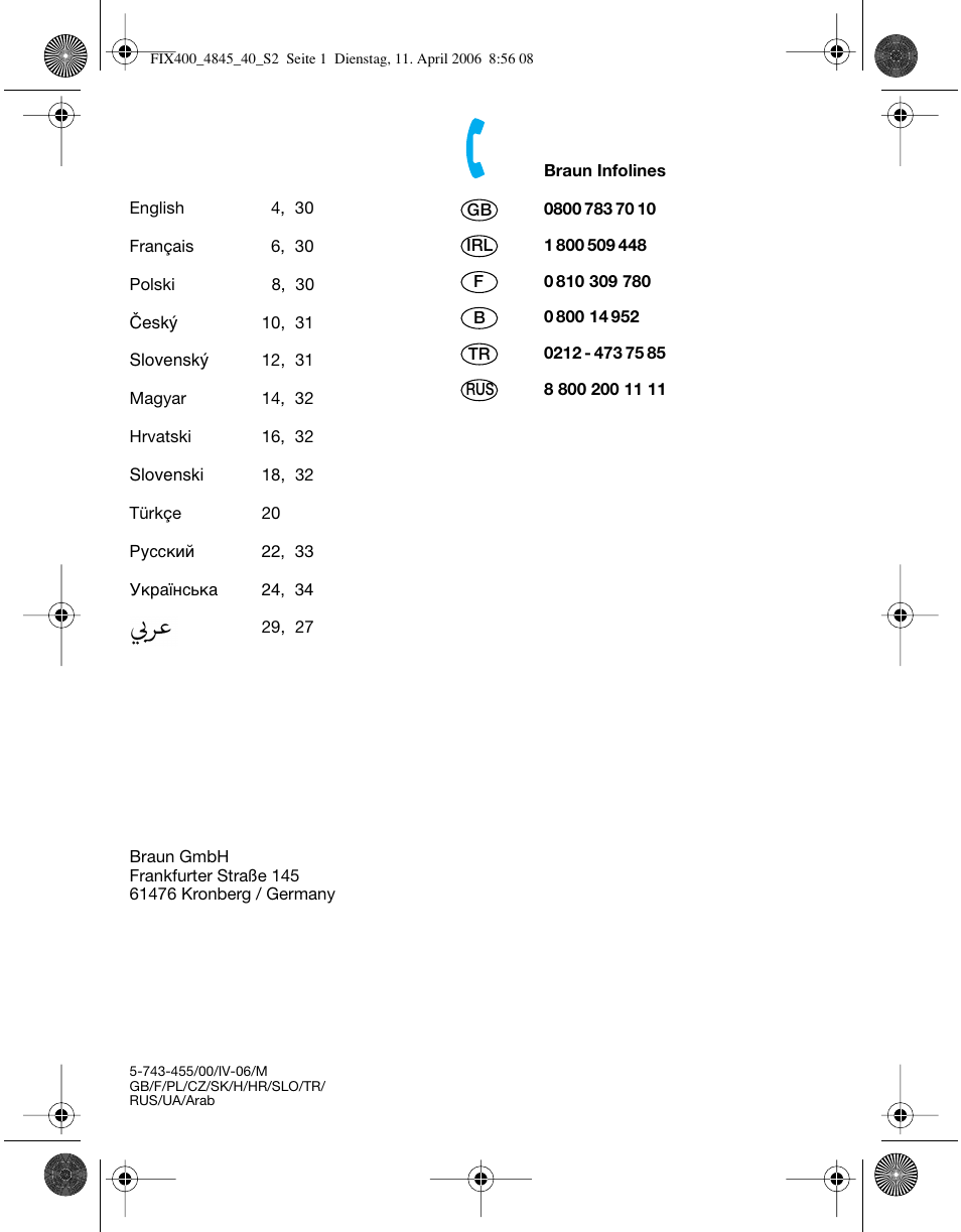 Braun 4840 SmartControl3 User Manual | Page 2 / 35