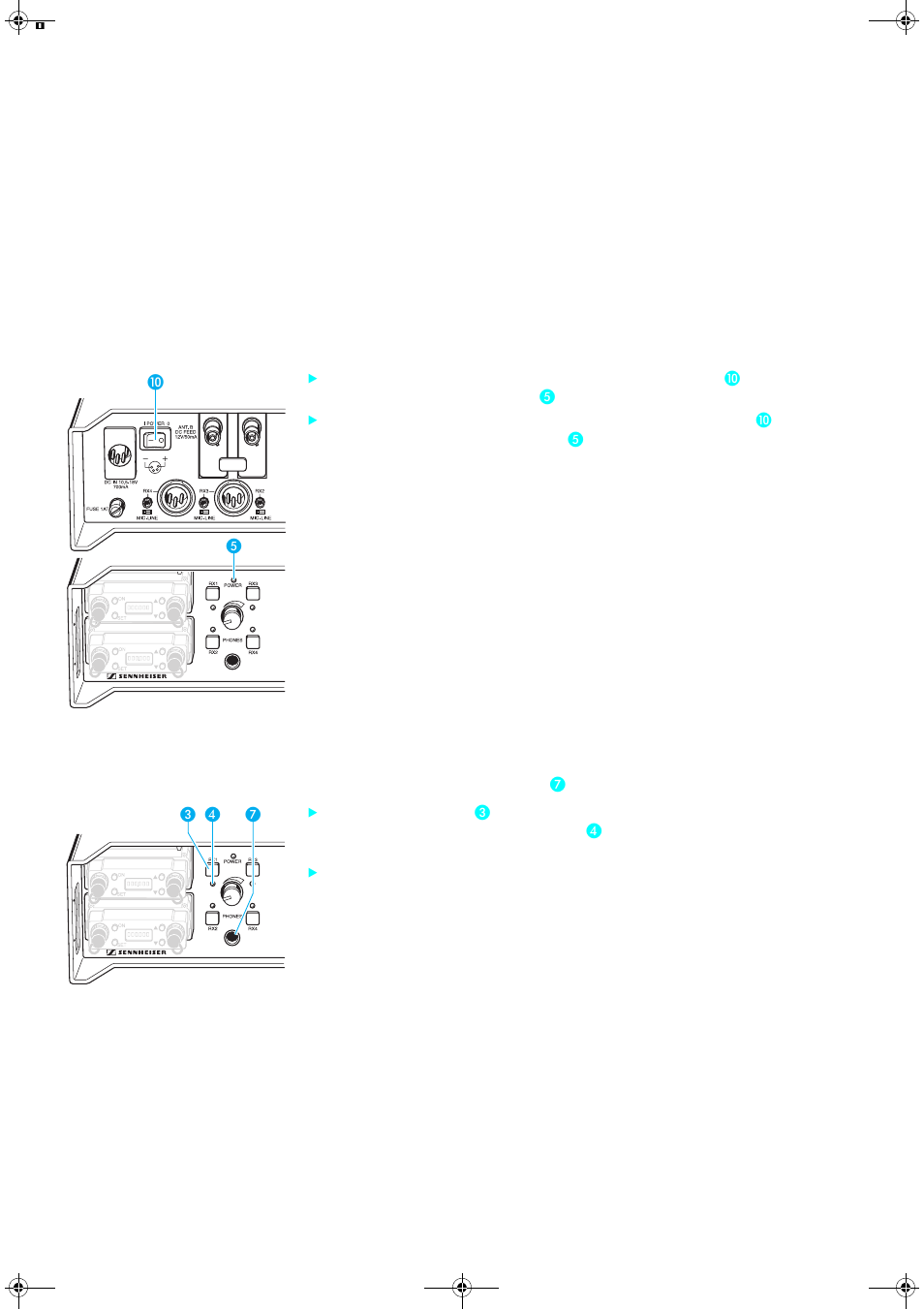 Operation | Sennheiser Quadpack qp 3041 User Manual | Page 27 / 51