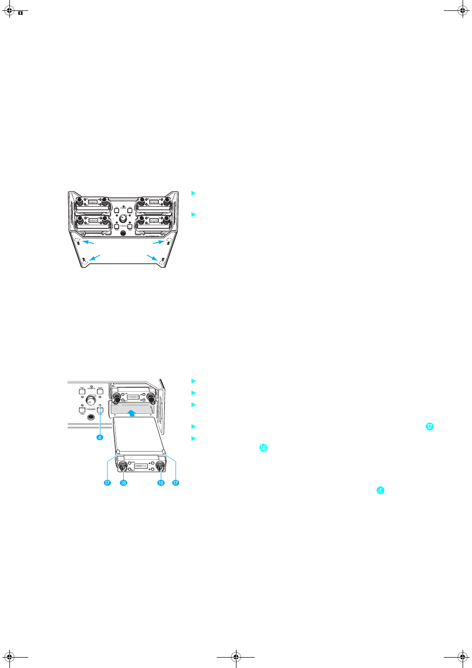 Préparatifs pour la mise en fonction | Sennheiser Quadpack qp 3041 User Manual | Page 38 / 51