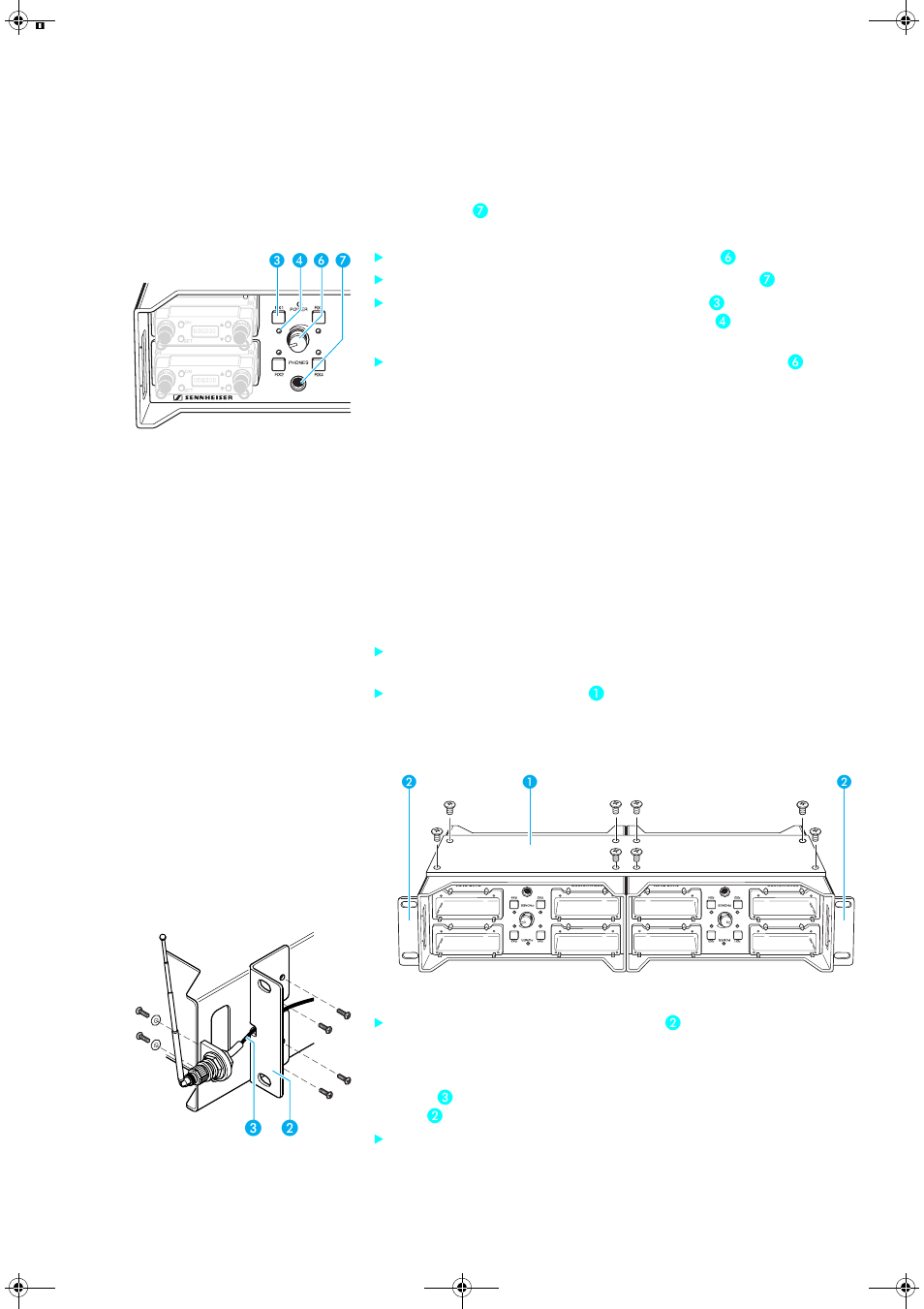 Sennheiser Quadpack qp 3041 User Manual | Page 9 / 51