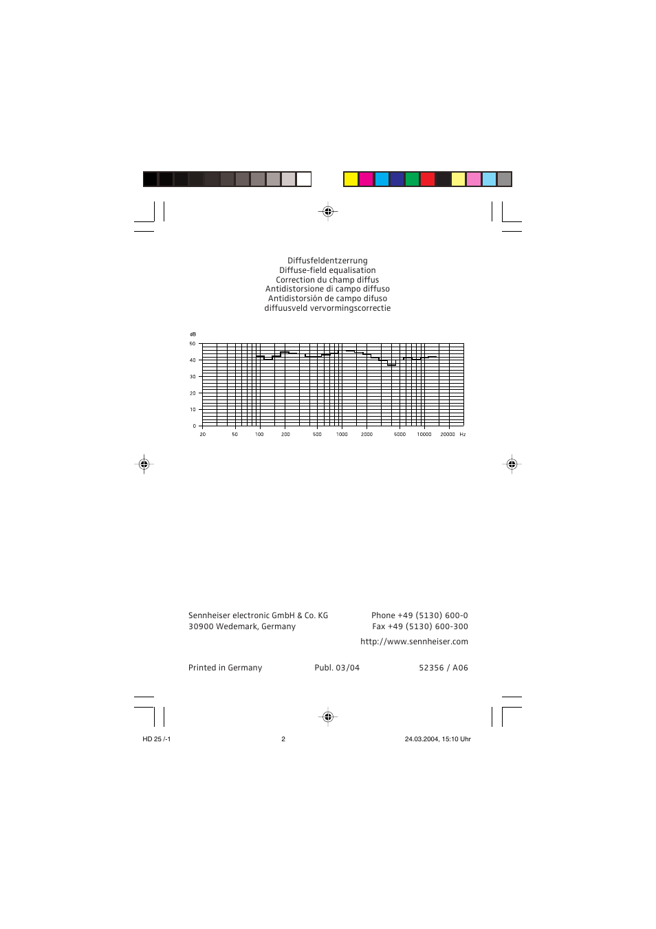 Sennheiser HD 25 SP / -1 User Manual | Page 8 / 8