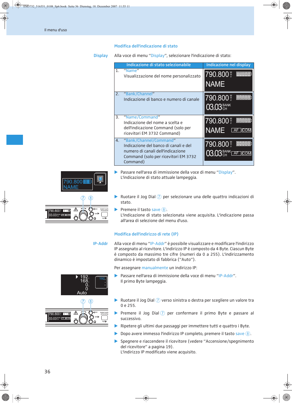 800 name | Sennheiser EM 3732 User Manual | Page 172 / 269