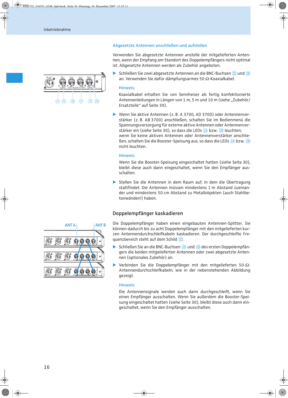 Sennheiser EM 3732 User Manual | Page 20 / 269