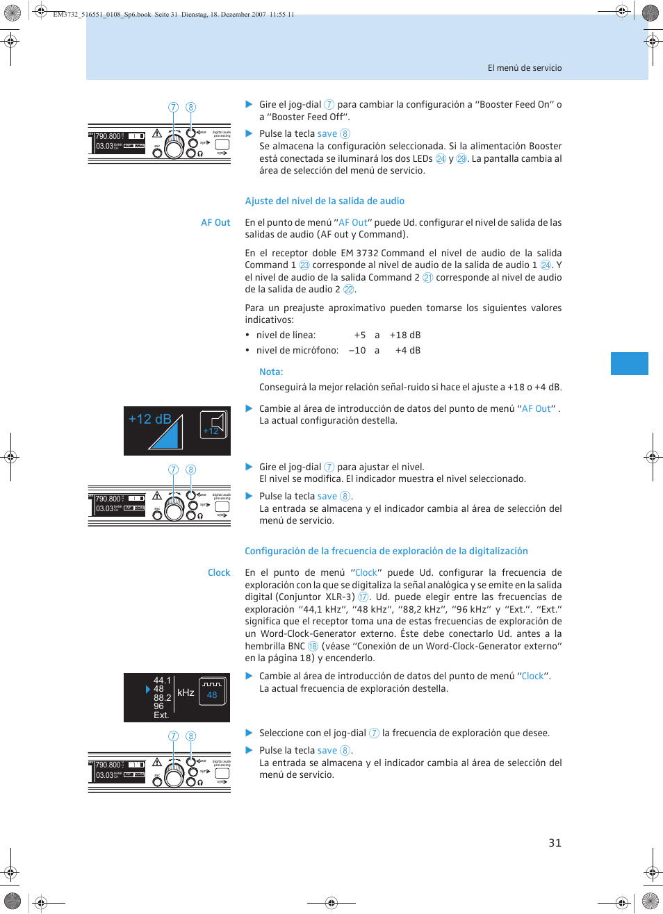 12 db | Sennheiser EM 3732 User Manual | Page 211 / 269