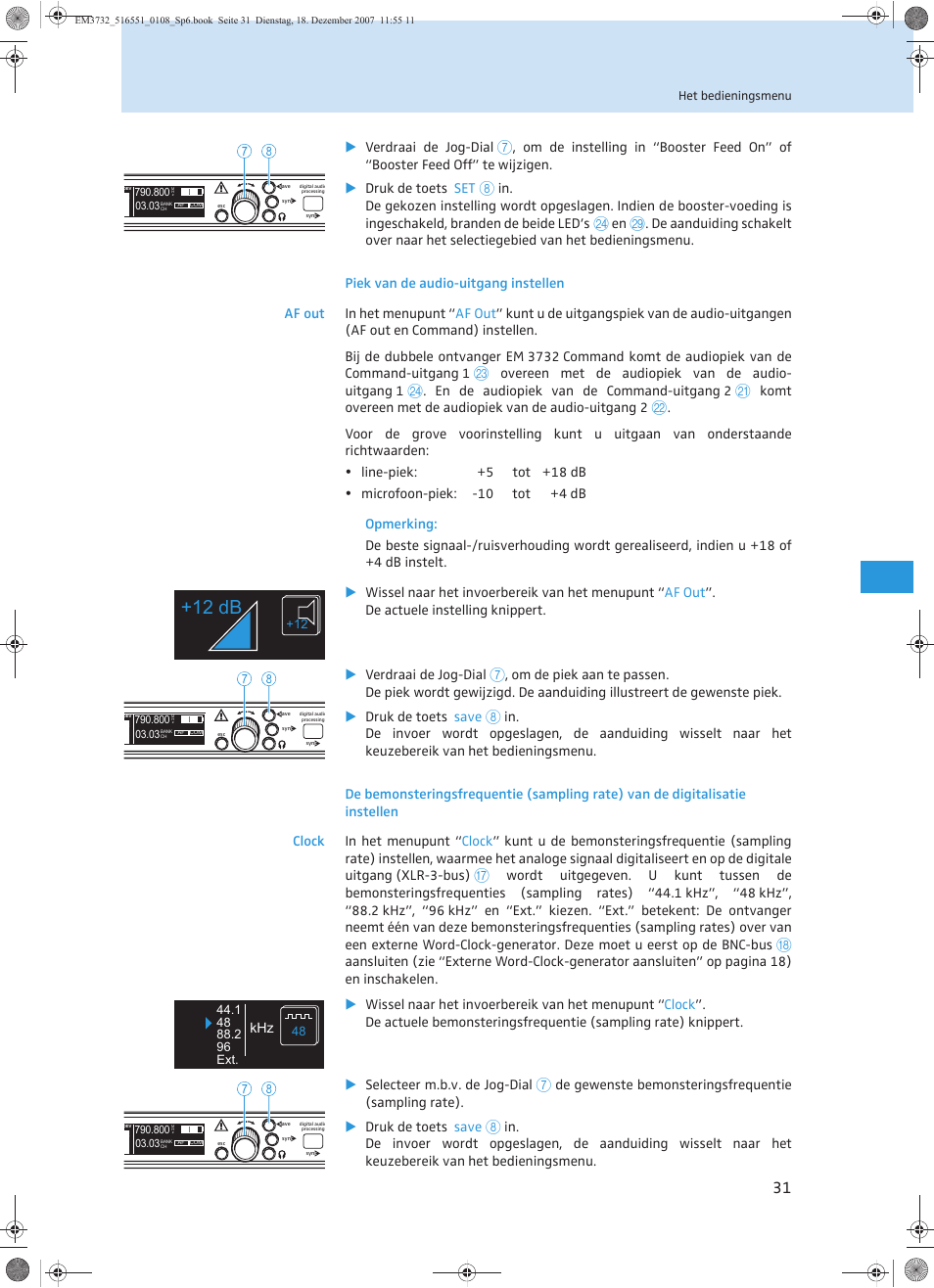 12 db | Sennheiser EM 3732 User Manual | Page 255 / 269