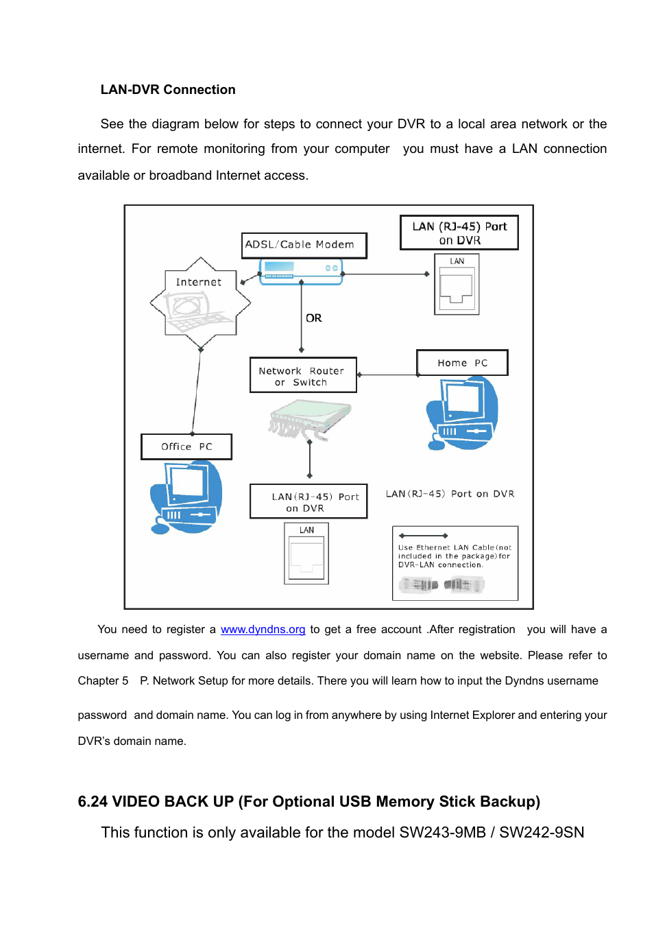 Swann 4/9-SecuraNet SW243-4MB User Manual | Page 24 / 36