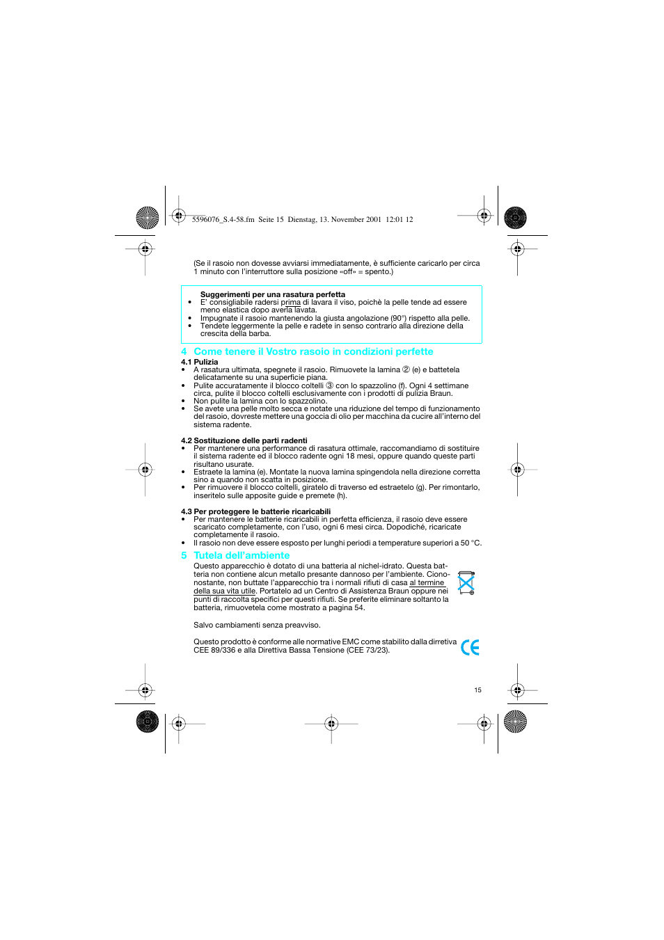 Braun 2560 User Manual | Page 15 / 54