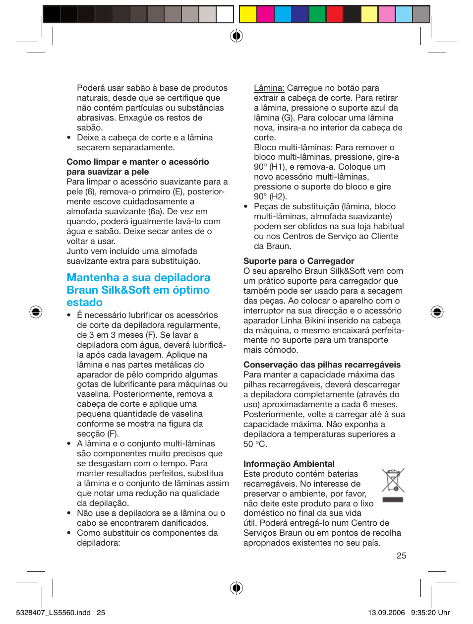 Braun LS 5560 User Manual | Page 24 / 88