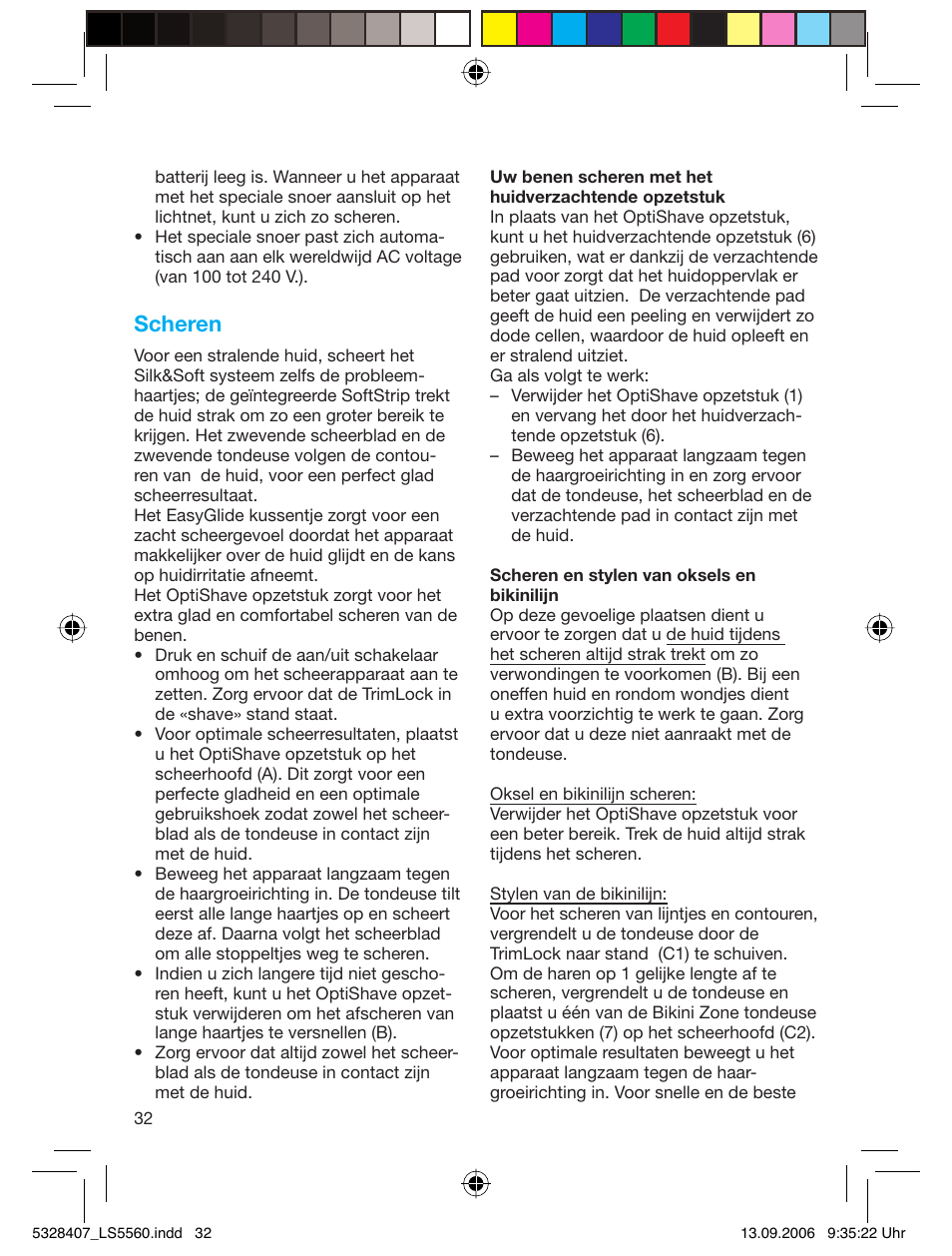 Scheren | Braun LS 5560 User Manual | Page 31 / 88