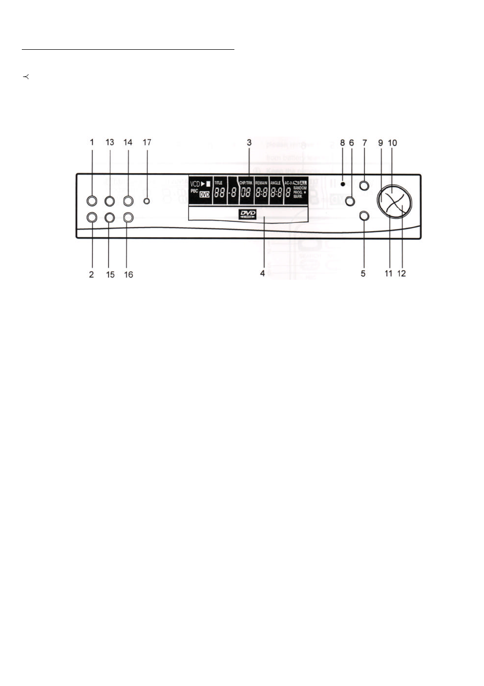 Front panel/display window | Sampo DVE-560 User Manual | Page 9 / 31