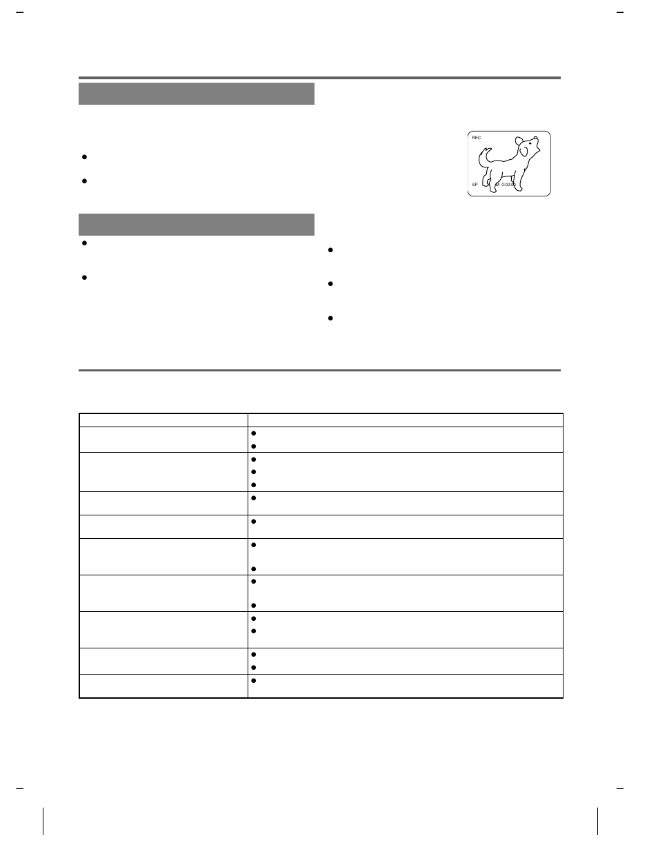 Special features, Troubleshooting guide, Auto rewind | Real time tape counter | Symphonic VR-501 User Manual | Page 12 / 16