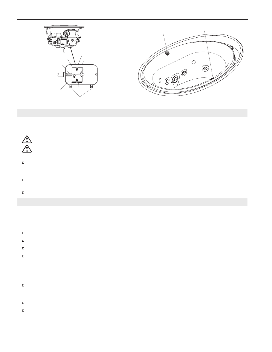 Make the electrical connections, Test run the bath | Kohler Purist Effervescent Bath K1191-LC User Manual | Page 9 / 16