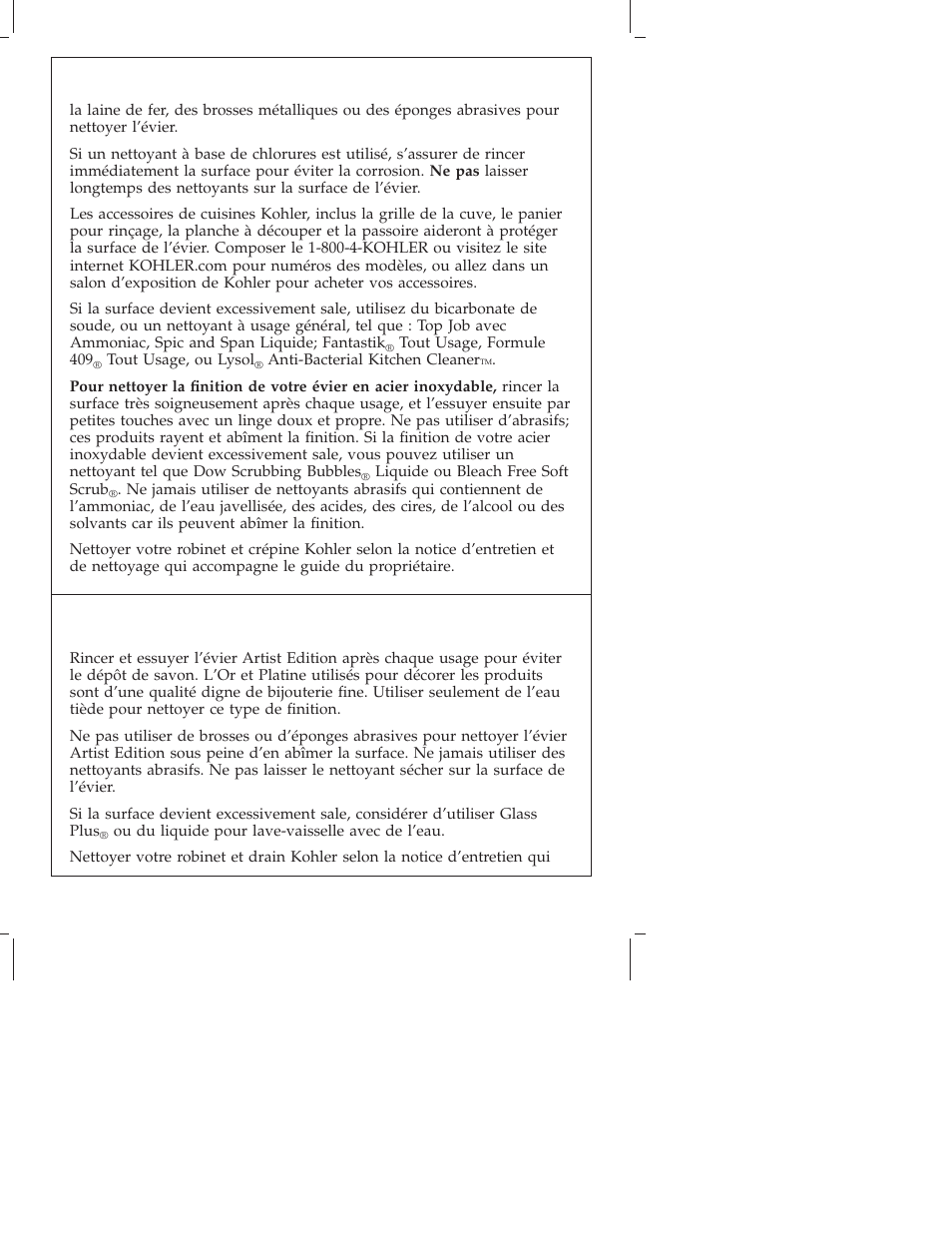 Artist editions | Kohler Stainless Steel Kitchen Sinks K-3171 User Manual | Page 7 / 16