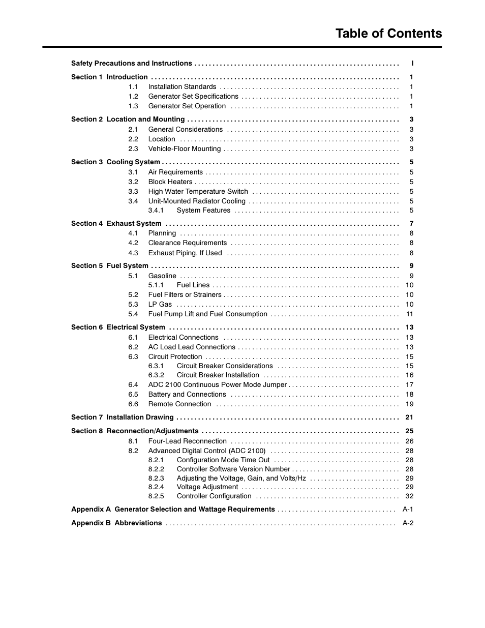 Kohler 13ERG User Manual | Page 3 / 52