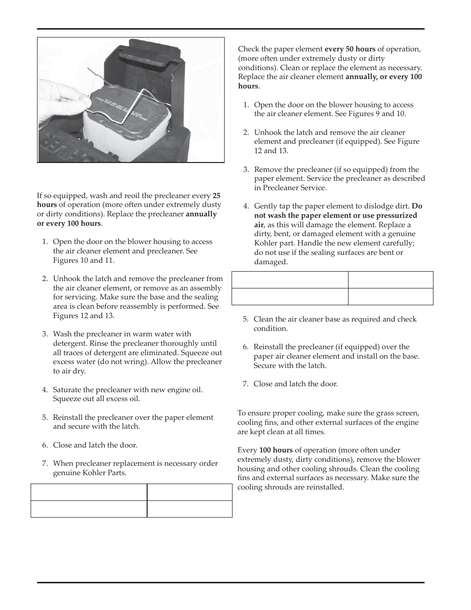 Kohler Courage SV720 User Manual | Page 10 / 20