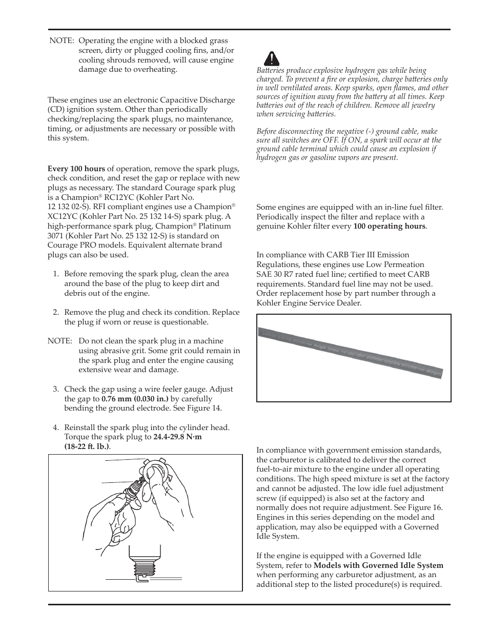 Kohler Courage SV720 User Manual | Page 11 / 20