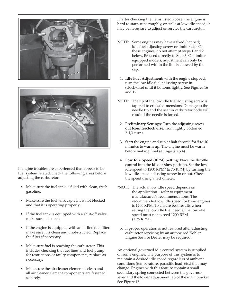 Kohler Courage SV720 User Manual | Page 12 / 20