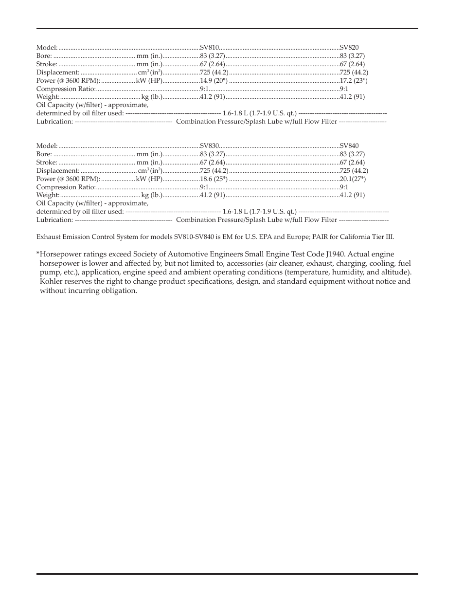 Courage pro | Kohler Courage SV720 User Manual | Page 16 / 20