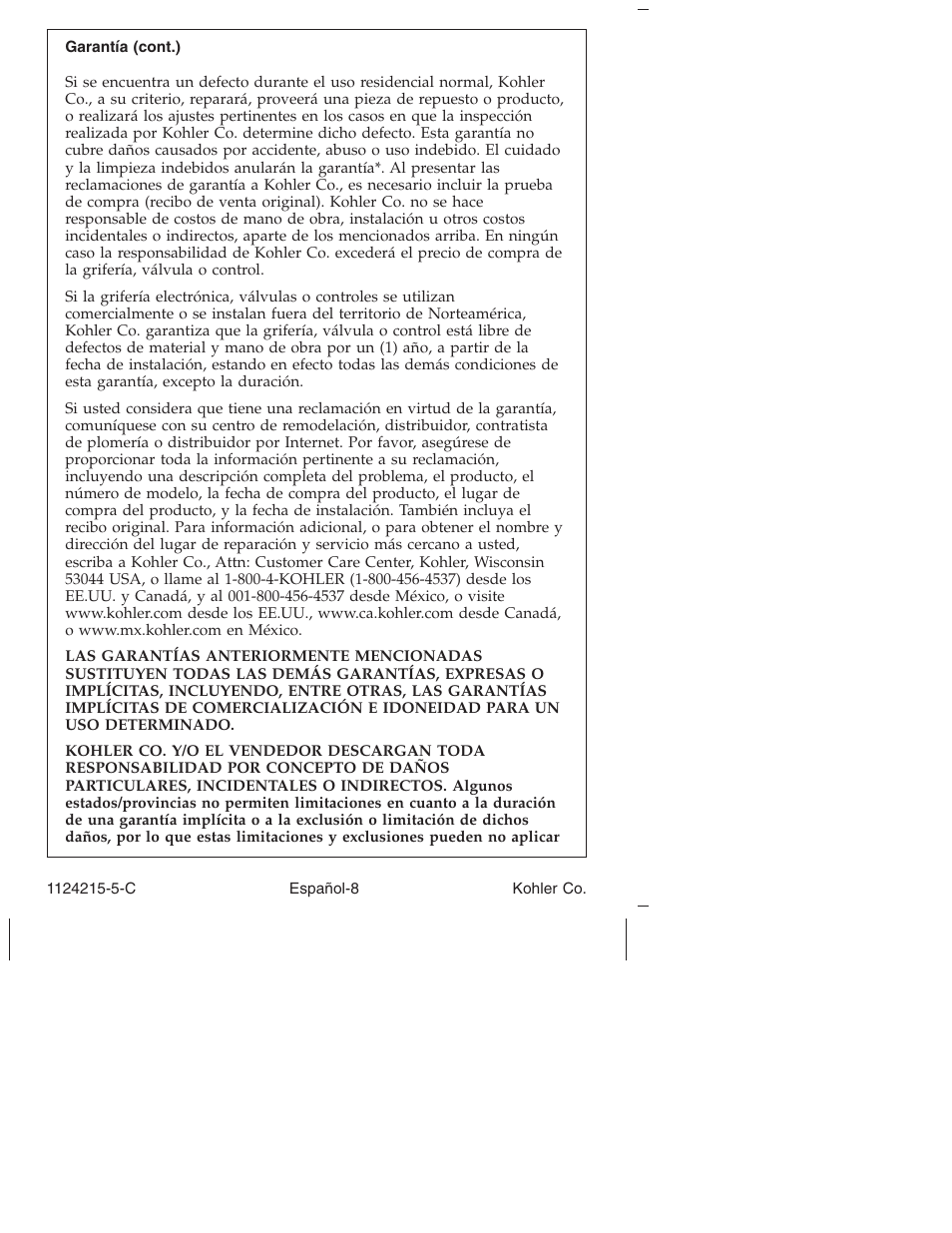 Kohler Touchless bathroom Sink Faucet K-13469 User Manual | Page 32 / 36