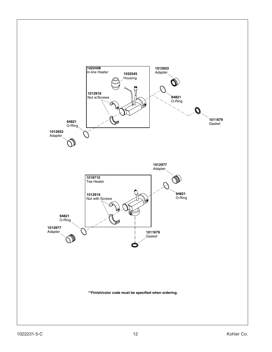 Kohler K-1461 User Manual | Page 12 / 40