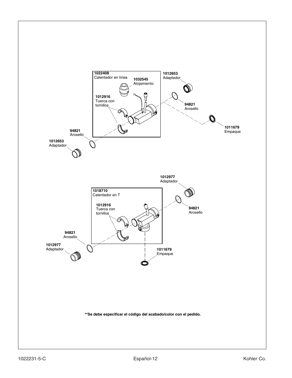 Kohler K-1461 User Manual | Page 38 / 40