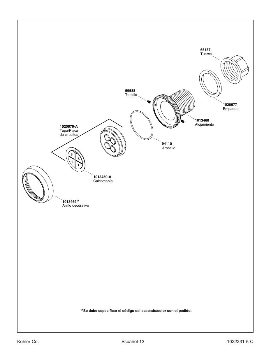 Kohler K-1461 User Manual | Page 39 / 40