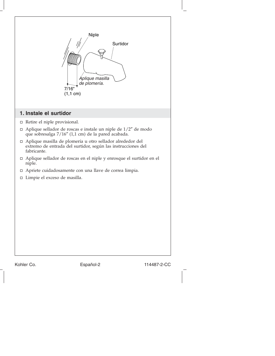 Kohler Single-Control Bath and Shower Trim KT6908 User Manual | Page 13 / 20