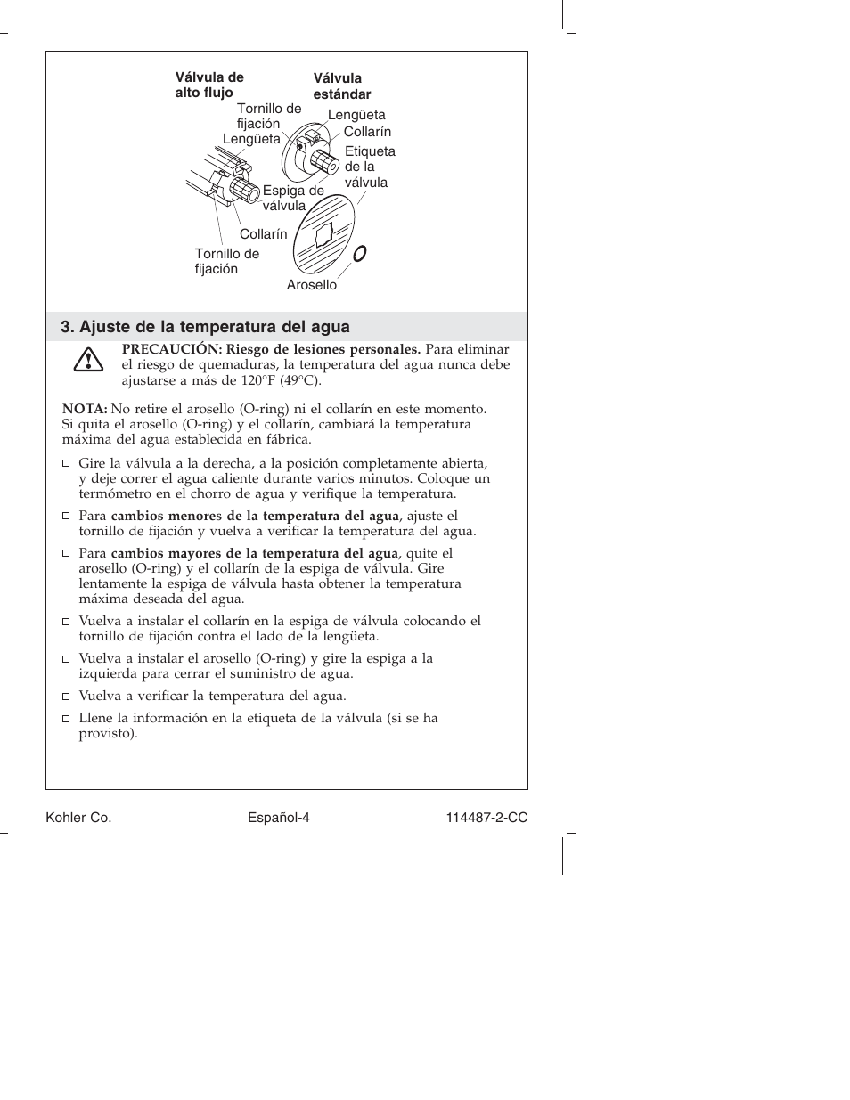 Kohler Single-Control Bath and Shower Trim KT6908 User Manual | Page 15 / 20