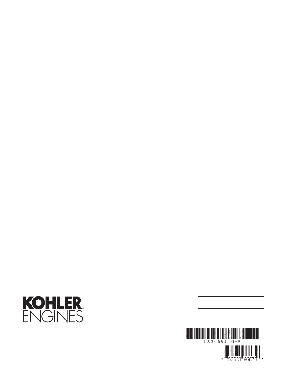 Kohler Courage SV600 User Manual | Page 16 / 16