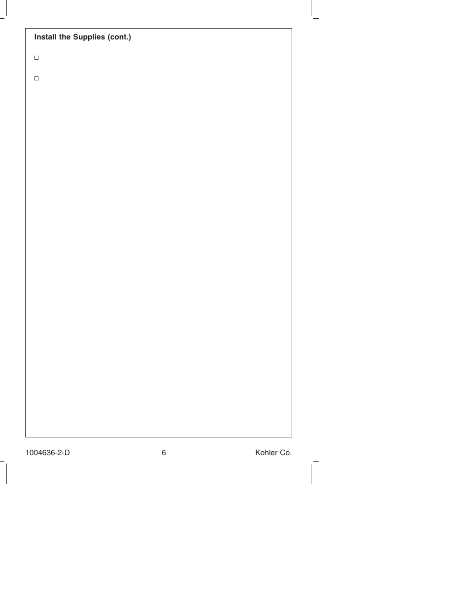 Kohler K-16111 User Manual | Page 6 / 24