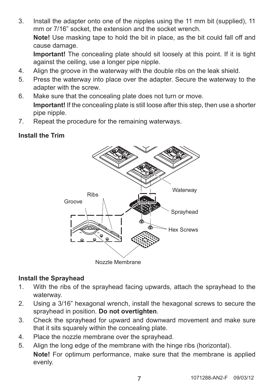 Kohler 8030A User Manual | Page 7 / 10
