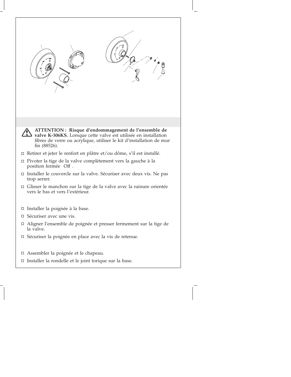 Kohler Single-Control bath and Shower Trim K-T16116 User Manual | Page 19 / 32