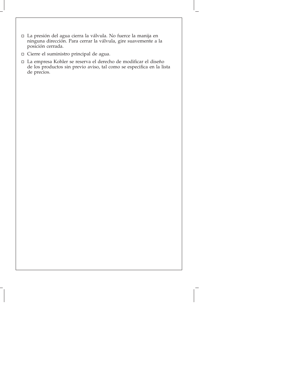 Kohler Single-Control bath and Shower Trim K-T16116 User Manual | Page 23 / 32