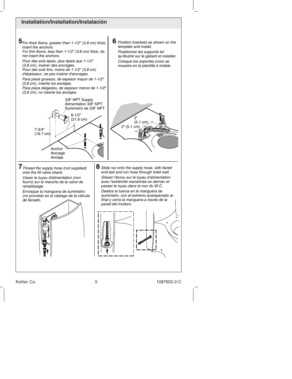 Kohler K-3564 User Manual | Page 5 / 20